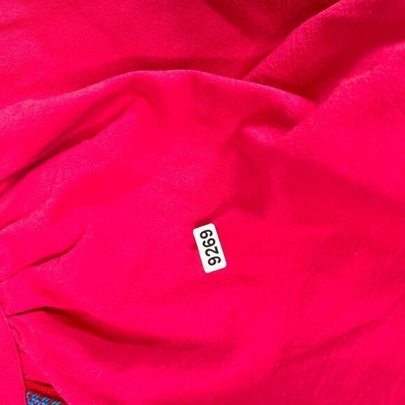 R. Vivimos Tie Front  Jacket Womens Medium Red Swingy Embroidered Aztec Bolero - Picture 7 of 9